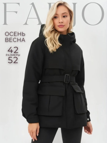 Демисезонная куртка FADJO черный