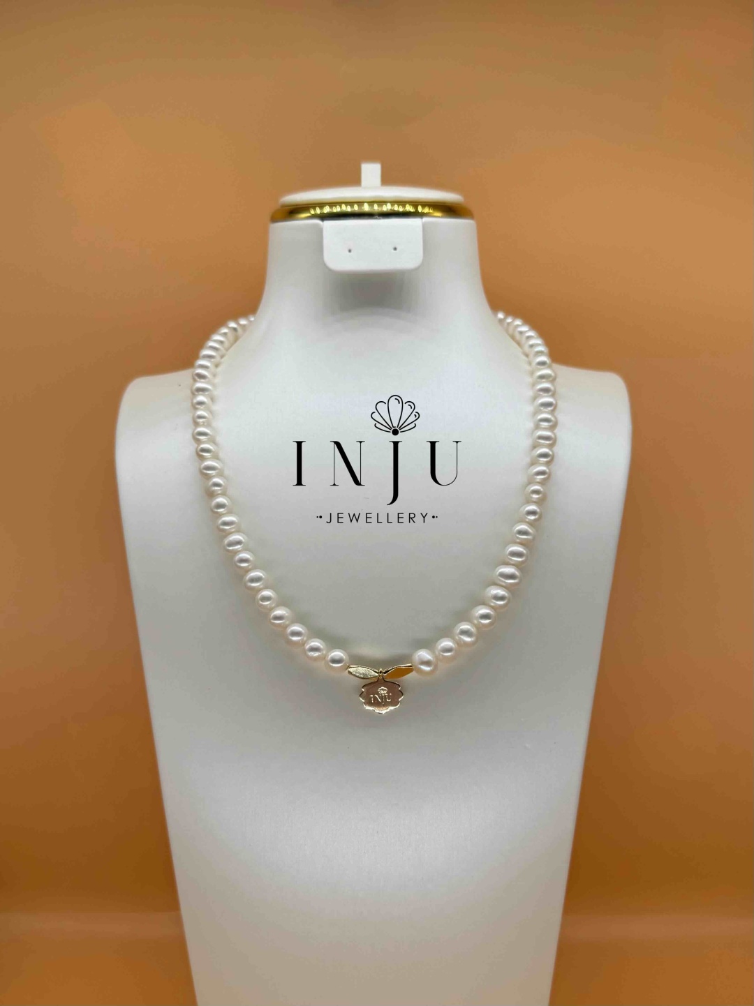 Бусы INJU Jewellery длина 50 см бижутерный сплав жемчуг