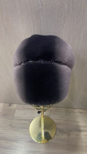 Шапка SemiFur размер 58, 59, 60, 61, мультиколор