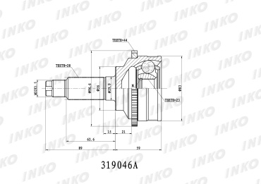INKO шрус 319046A