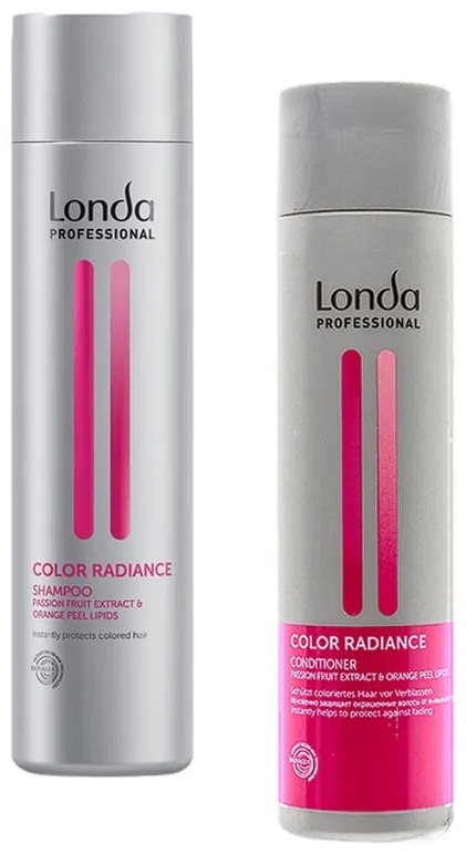 Londa Professional Набор Color Radiance Кондиционер, 250мл + Шампунь для волос, 250мл набор по уходу за волосами для женщин