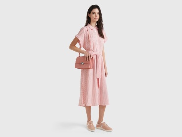 Повседневное платье UNITED COLORS OF BENETTON розовый