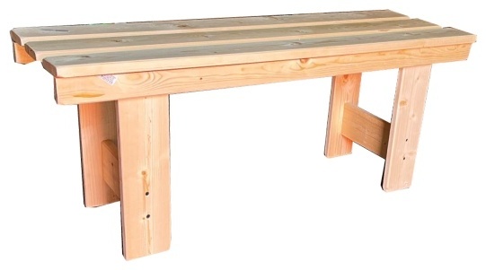 Скамейка Скамья из сосны без спинки (100х35) 100 см