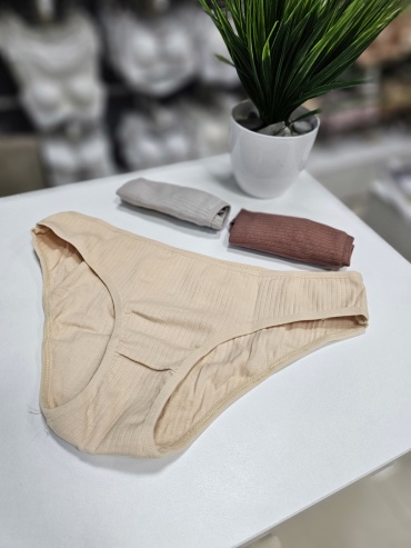 Слипы Koza Underwear серый, бежевый