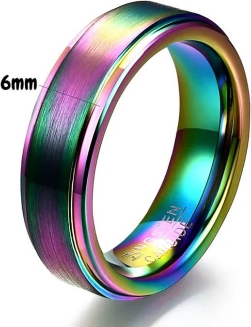 Кольцо CREO jewelry KF-183/15 размер 16 вольфрам, без вставок, мультиколор
