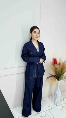 Костюм повседневный Swan fashion темно-синий