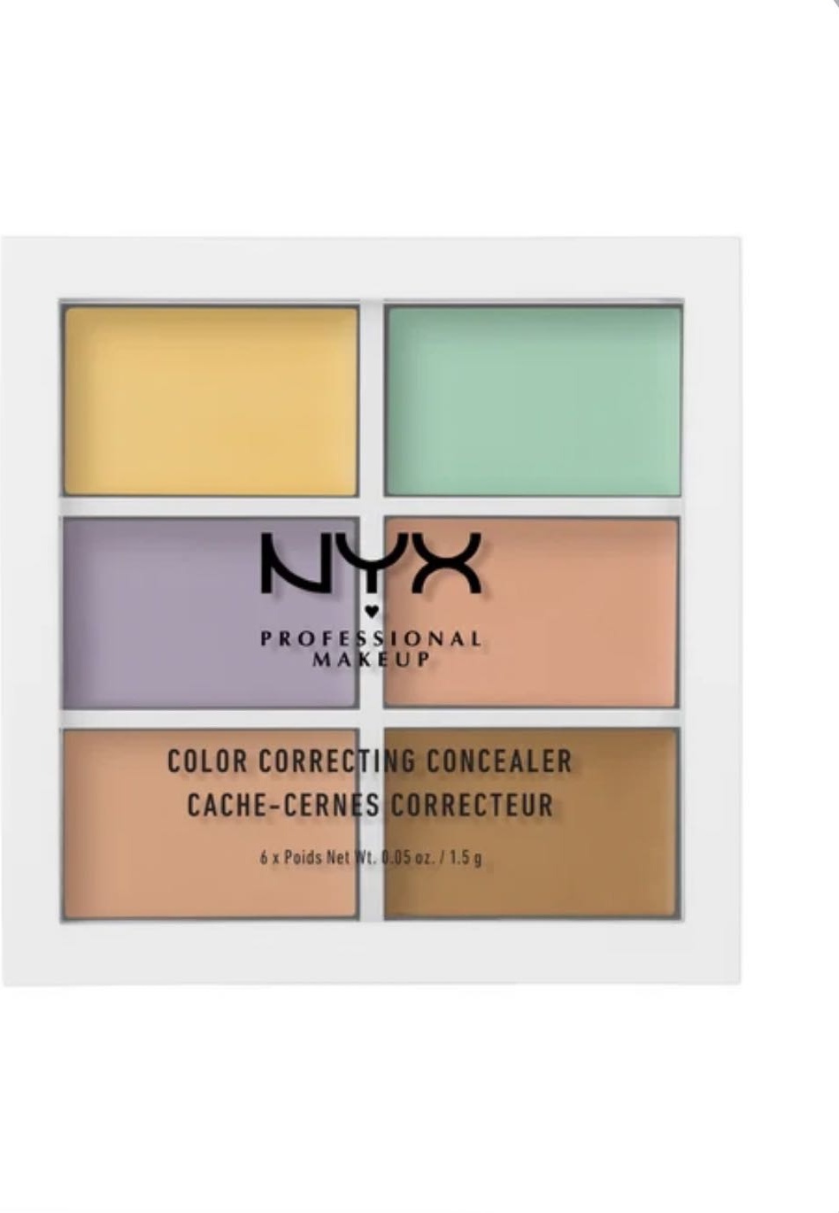 NYX Professional Makeup Палетка тональных средств NYX Color Correcting Palett консилер 04