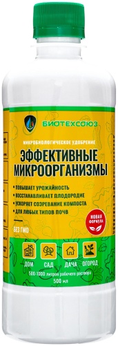 Жидкость Биотехсоюз Эффективные микроорганизмы 0.5 л