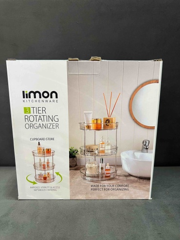 Limon Kitchenware контейнер 3 TIER ROTATING ORGANIZER, пластик