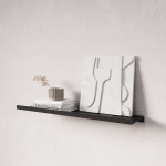 Полка 89390780, 44х12x3.4 см, черный