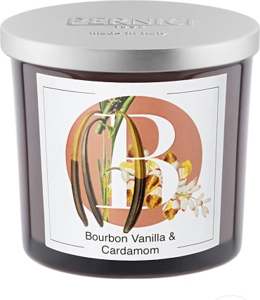 Ароматическая свеча PERNICI Elementi Bourbon Vanilla & Cardamom 10 см, 1 шт