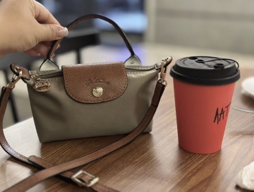 Мини-сумка 4.10 Avenue нейлон серый