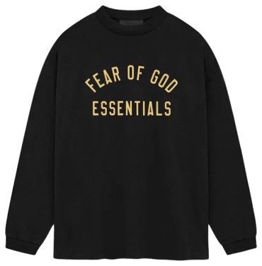 Лонгслив Essentials черный