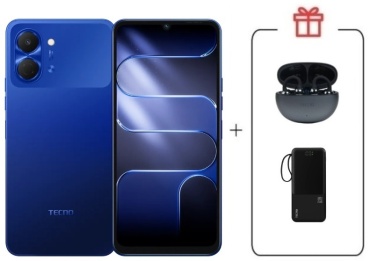 TECNO SPARK Go 3 3 ГБ/128 ГБ синий + подарок