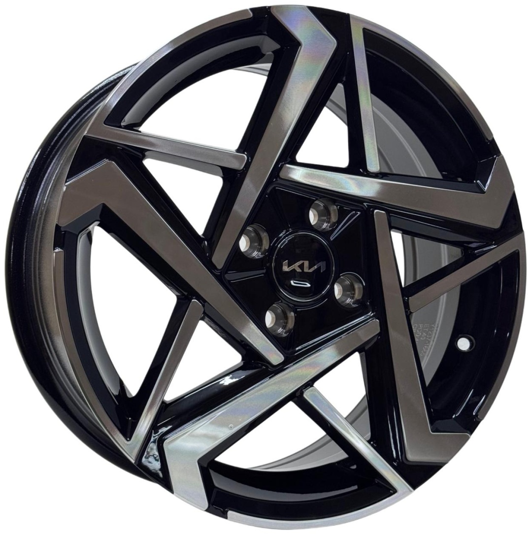 Wheels 1237DD 6.5x16/4x100 D54.1 ET40 4 диска черный, хром