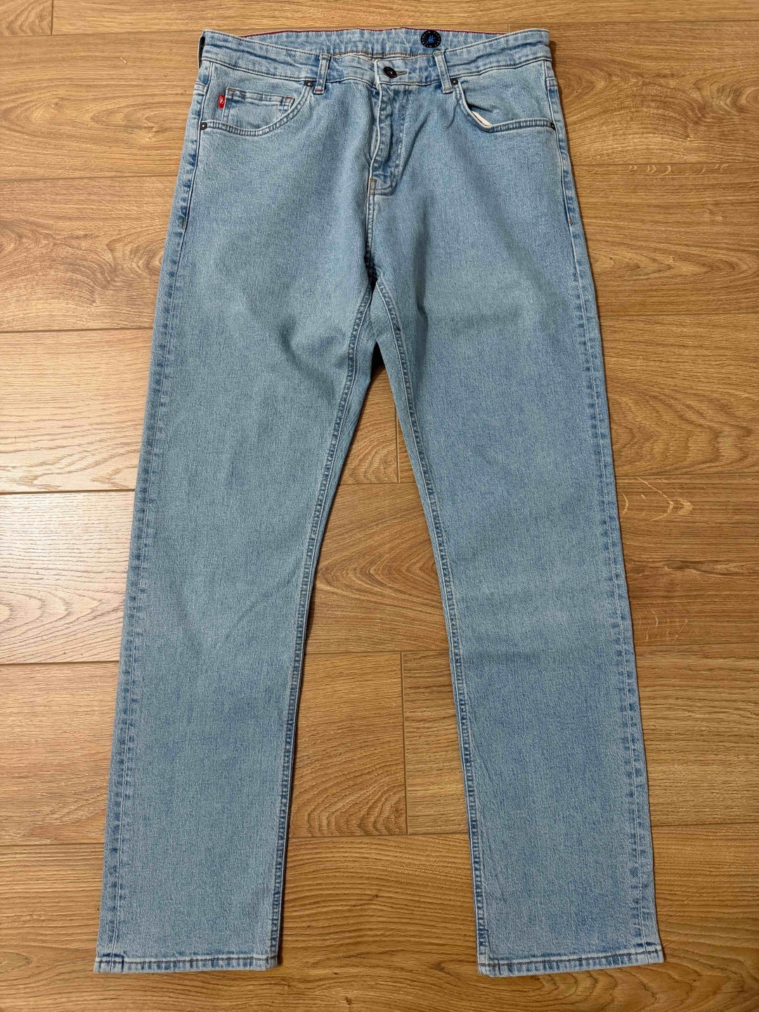 Джинсы прямые Denim голубой