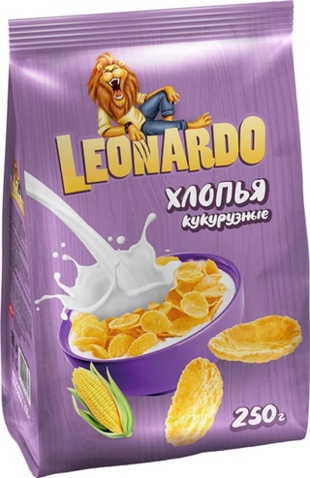 Leonardo хлопья кукурузные 250 г