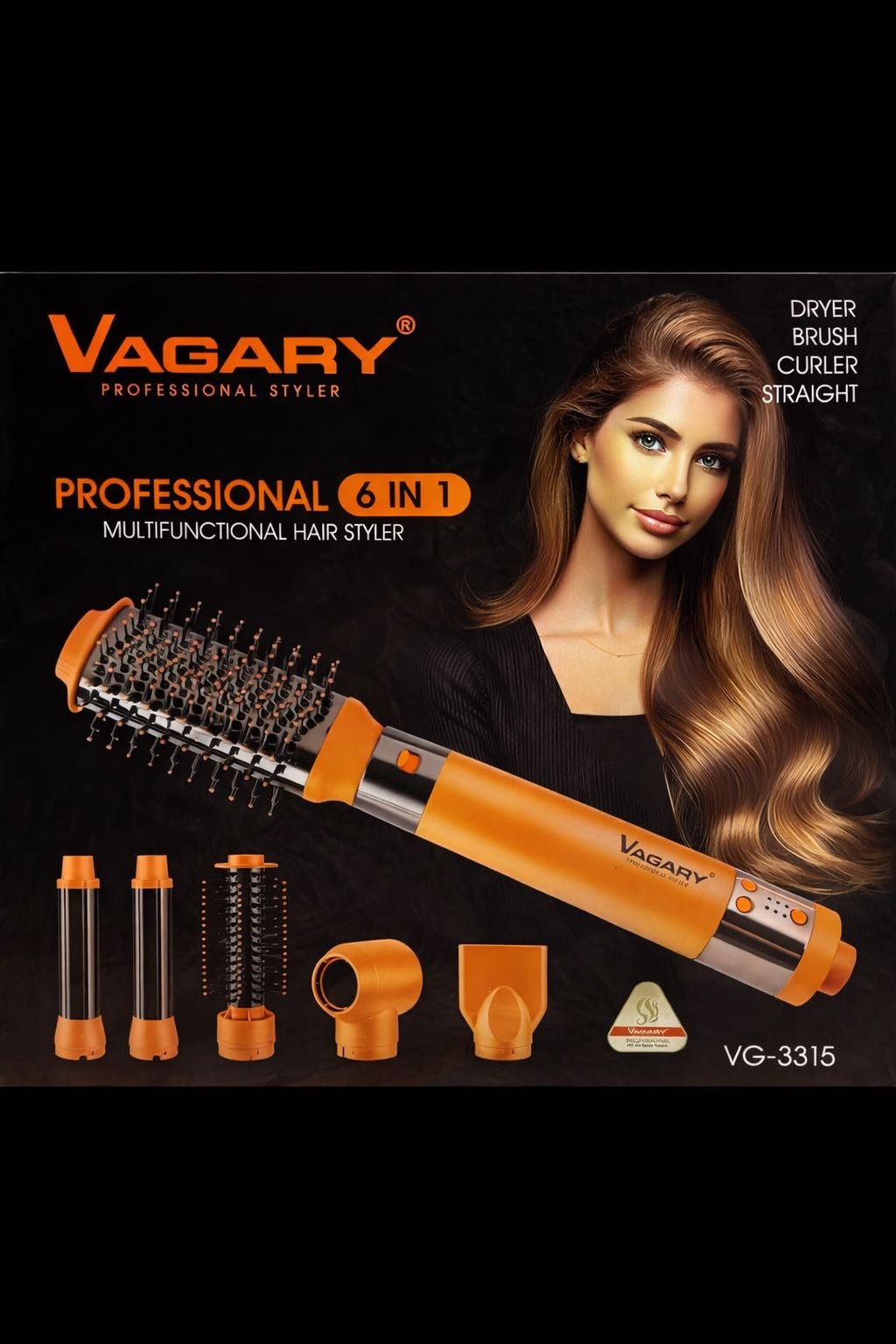 Vagary VG-3315 стайлер оранжевый