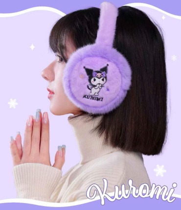 Наушники Kuromi размер универсальный, фиолетовый