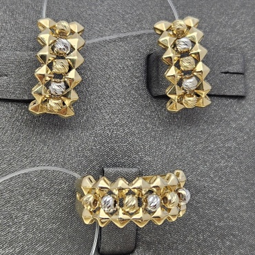 Gaukhar Jewelry GJ1153-S2 вес 6.51 г золото, без вставок