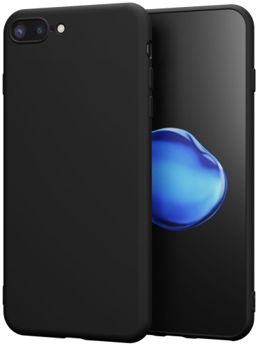 Чехол Mcover для Apple iPhone 7 Plus, iPhone 8 Plus черный