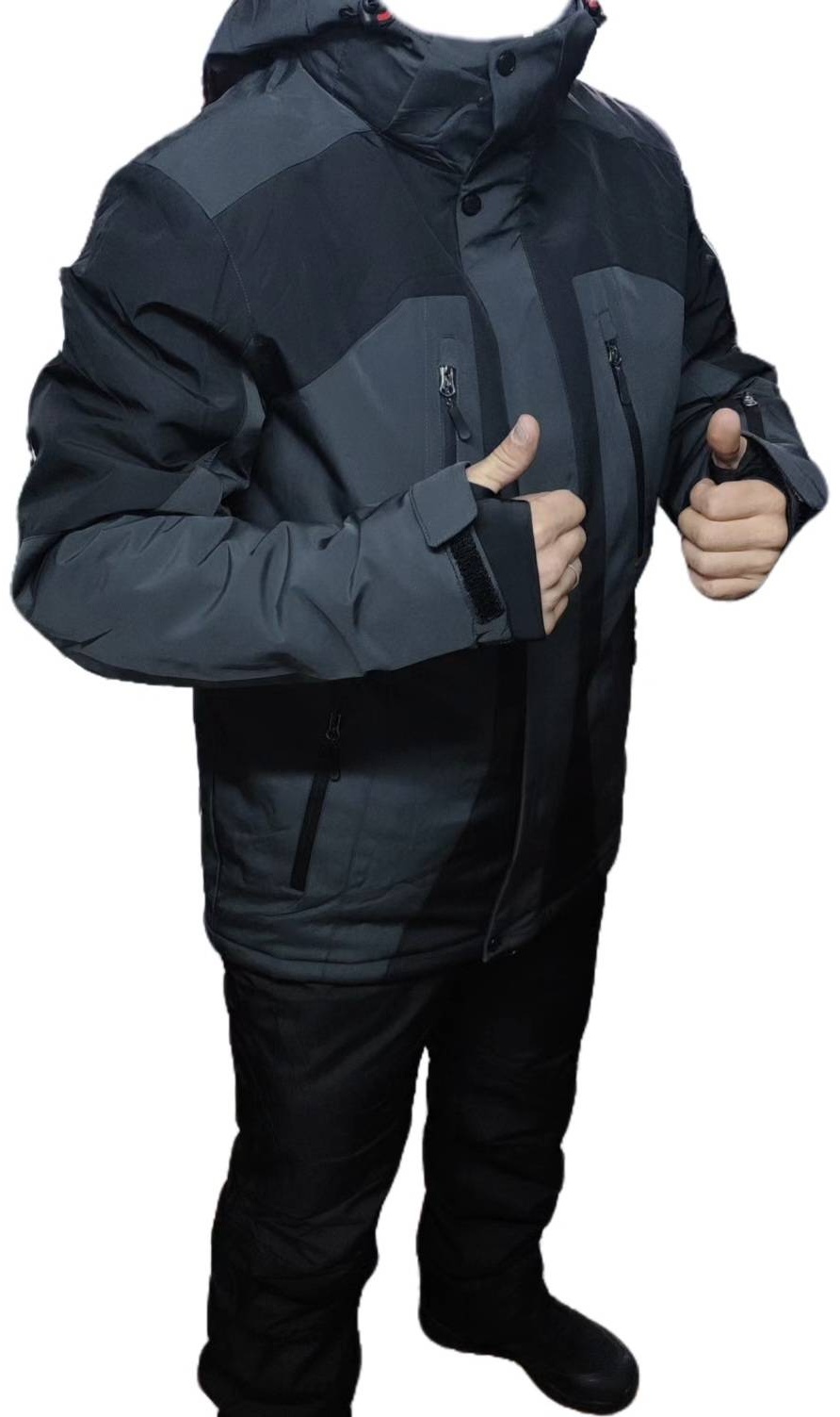 Костюм BRUTAL LIFESTYLE Greyspeed черный, серый 52, 54