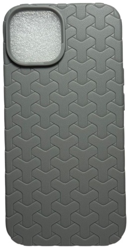 Чехол Knit для Apple iPhone 13, iPhone 14 серый