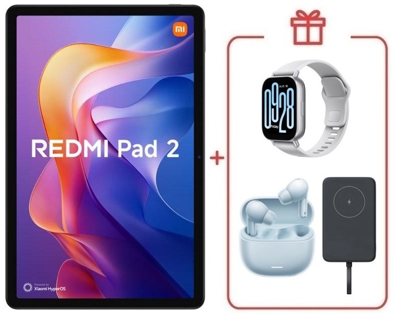 Планшет Xiaomi Redmi Pad 2 11 дюйм 4 Гб/128 Гб фиолетовый + подарок