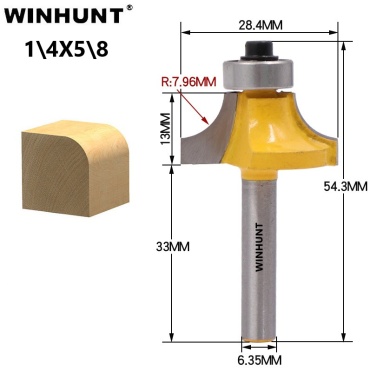 WINHUNT фреза кромочная 28.4 мм, 1 шт. арт WH\0604