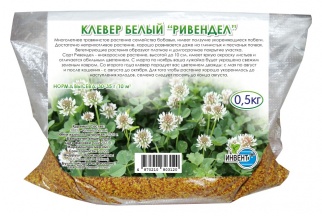 Газон декоративный ИНВЕНТ+ низкорослый, цветущий 140 кв.м 0.5 кг