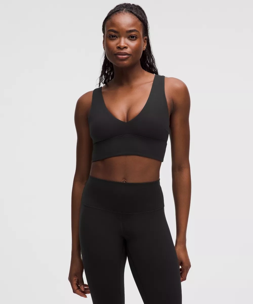 Бра Lululemon черный