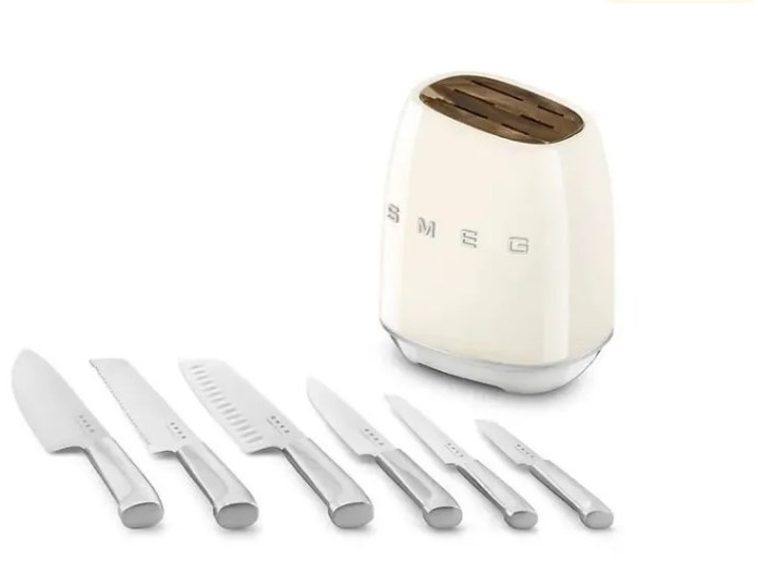 Smeg набор ножей 22501, лезвие: нержавеющая сталь 6 шт