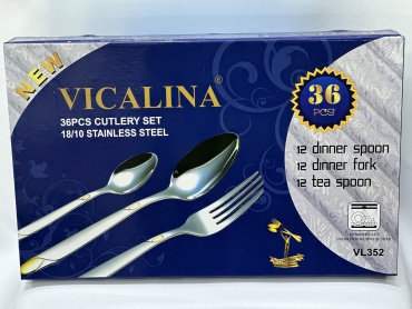Набор столовых приборов vicalina plus 36 шт, серебристый VICALINA оригинальный