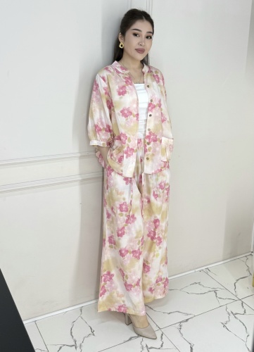 Костюм повседневный Swan fashion розовый