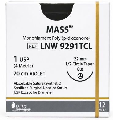 TI Medical Private Limited шовный материал LNW 9291TCL 12 шт
