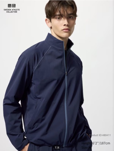 Ветровка Uniqlo темно-синий