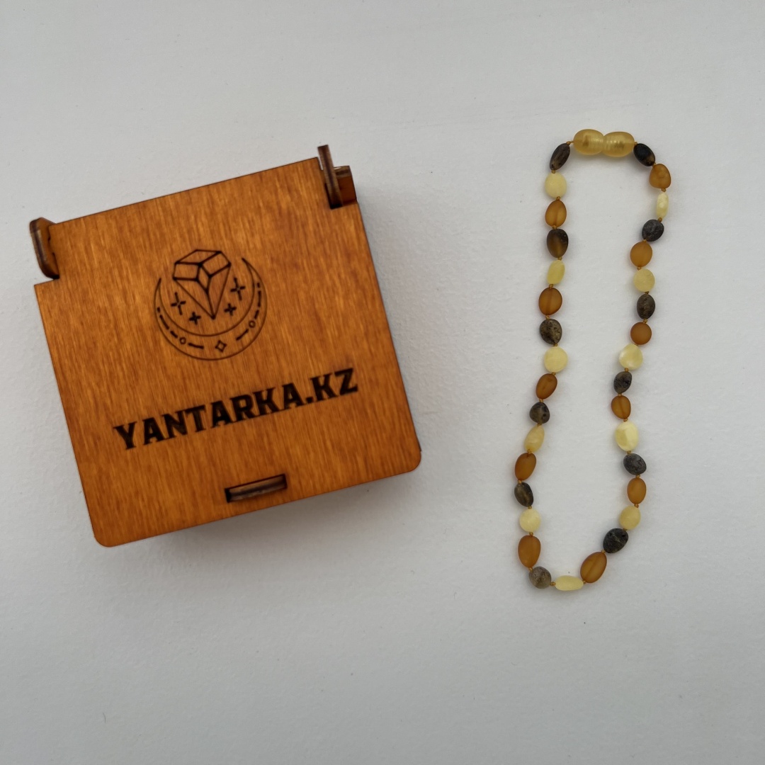 Бусы Yantarka.kz 30cmzelmix3 длина 30 см натуральный янтарь без вставок