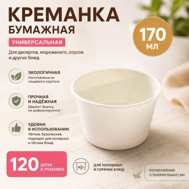 Konditerka.kz креманка 144.1 белый 120 шт