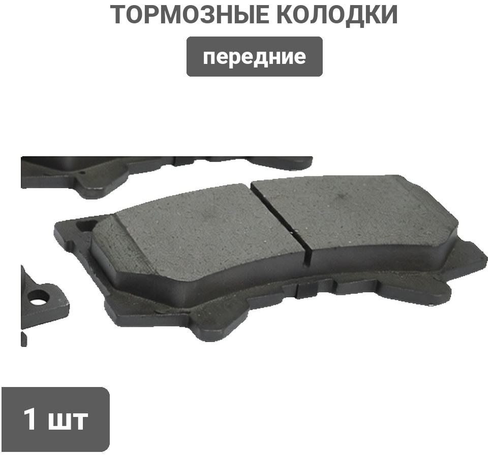 Колодки Winkod передние W0201BP 1 шт