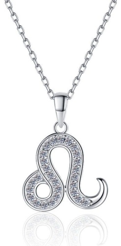 Колье Carat Leo Radiance длина 45 см вес 2.28 г серебро, муассанит