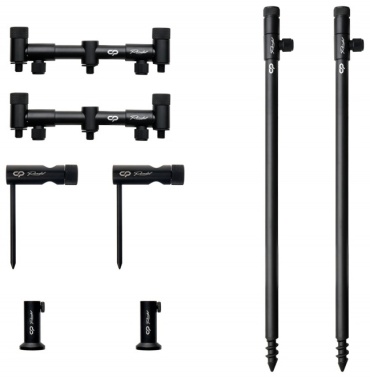 CARP PRO Набор стоек с буз-барами Carp Pro Rondel Black для 2-х удилищ