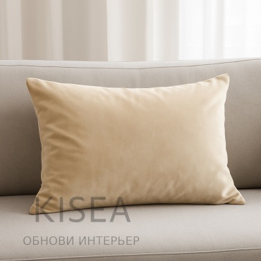 Наволочка Kisea Classic декоративная 50x70 велюр, бархат, 1 шт