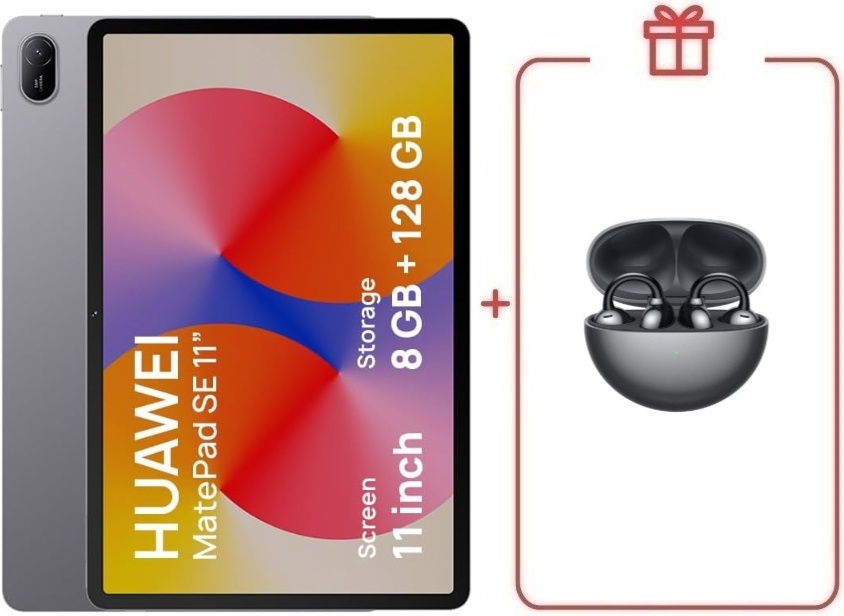 Планшет Huawei MatePad SE AGS6-W09 11 дюйм 8 Гб/128 Гб серый + подарок