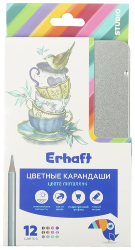 Карандаш Erhaft MP72213, 2H, 12 шт