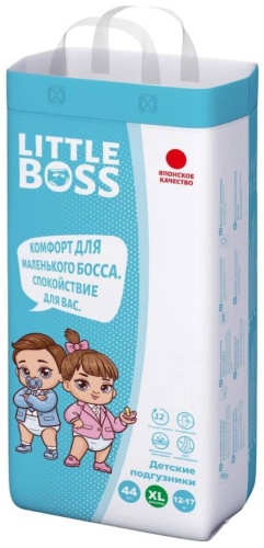 Подгузники Little Boss Premium XL, 44 шт