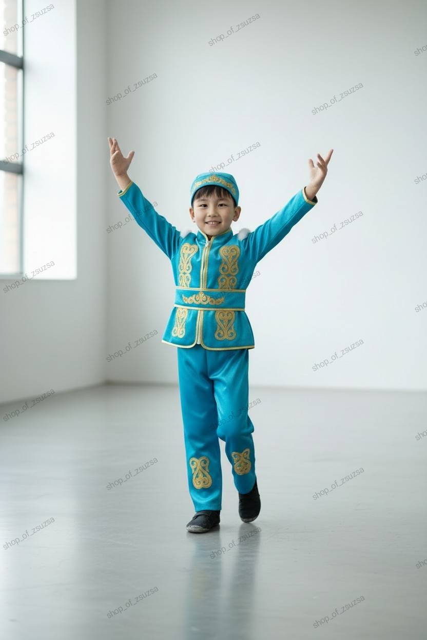 Национальный костюм голубой