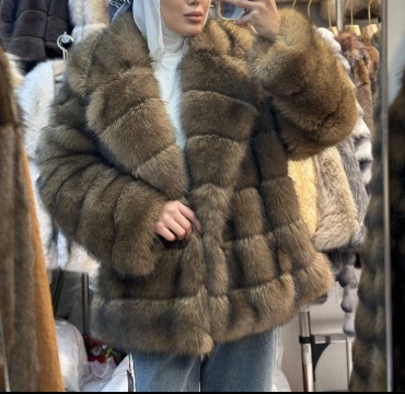 Шуба светло-коричневый