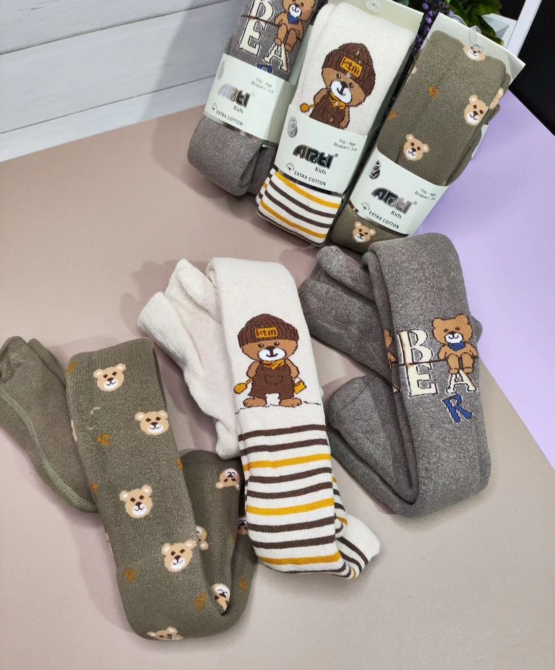 Колготки ARTI kids хаки