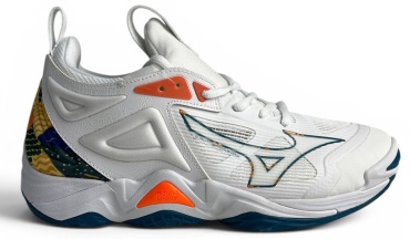 Кроссовки Mizuno белый, синий