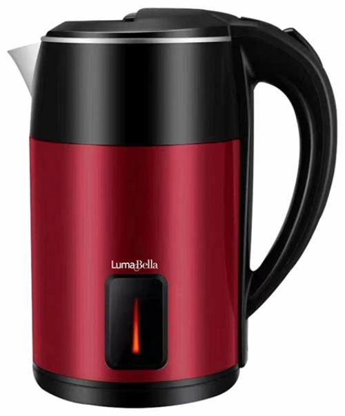 Электрочайник LumaBella LB-59003 черный, красный